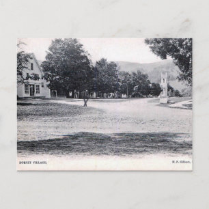 Old Postcard - Dorset Village, Vermont. USA