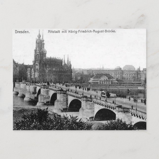 Old Postcard - Dresden, Germany (Front)