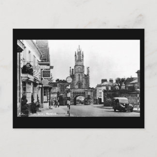 Old Postcard, East Gate, Warwick Postcard