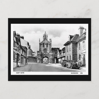 Old Postcard, East Gate, Warwick Postcard