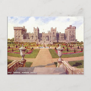 Old Postcard - East Terrace, Windsor Castle
