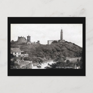 Old Postcard, Edinburgh, Calton Hill in 1930 Postcard