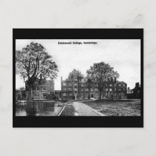 Old Postcard - Emmanuel College, Cambridge