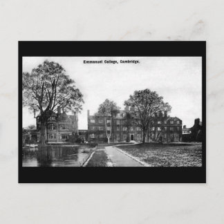 Old Postcard - Emmanuel College, Cambridge