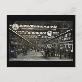Old Postcard - Euston Station, London