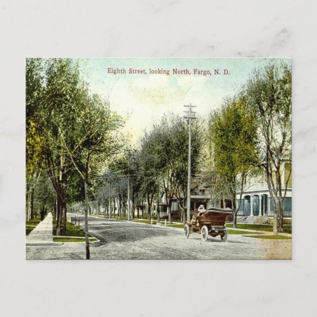 Old Postcard - Fargo, North Dakota, USA (Front)