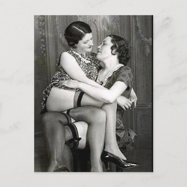 Old Postcard - Friends (Front)