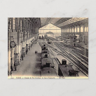 Old Postcard - Gare d'Austerlitz, Paris