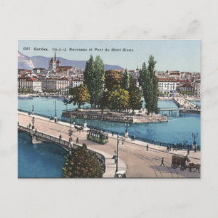 Old Postcard - Geneva, Switzerland