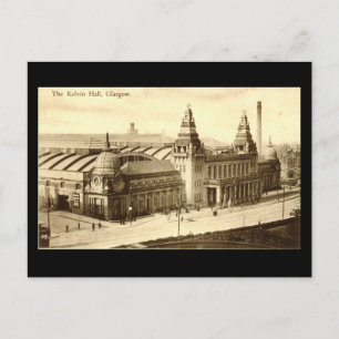 Old Postcard, Glasgow, Kelvin Hall Postcard