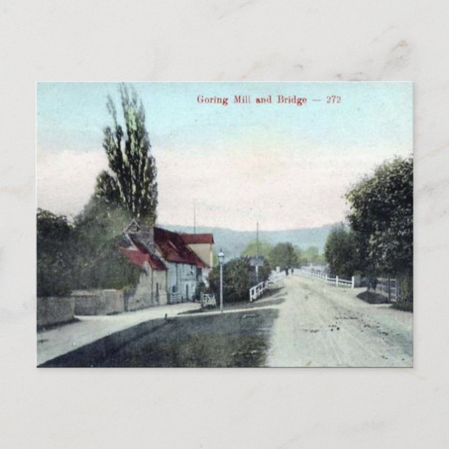 Old Postcard - Goring-on-Thames, Oxfordshire (Front)