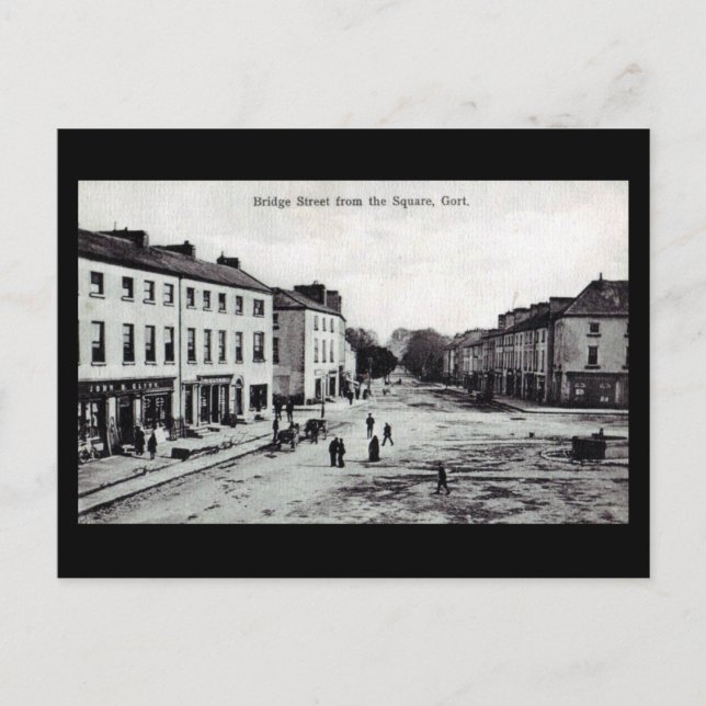 Old Postcard - Gort, Co Galway, Ireland (Front)