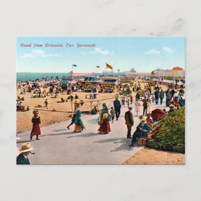 Old Postcard - Great Yarmouth, Norfolk (Front)