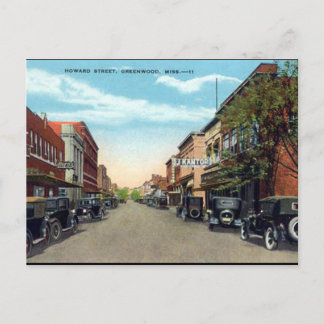 Old Postcard - Greenwood, Mississippi
