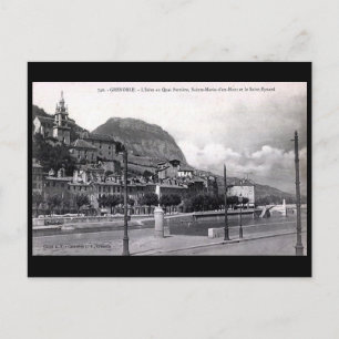 Old Postcard - Grenoble, France.