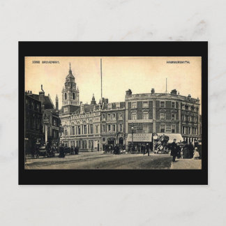 Old Postcard - Hammersmith Broadway, London
