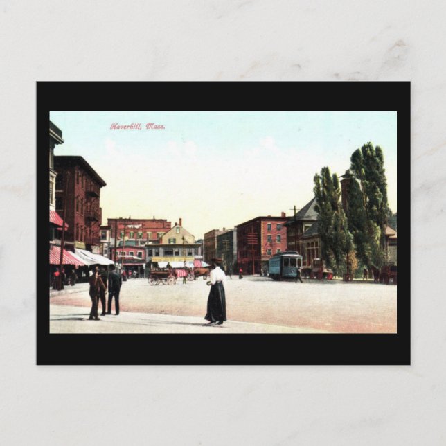 Old Postcard - Haverhill, Mass (Front)