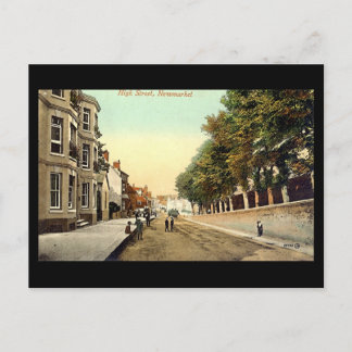 Old Postcard - High St, Newmarket, Suffolk