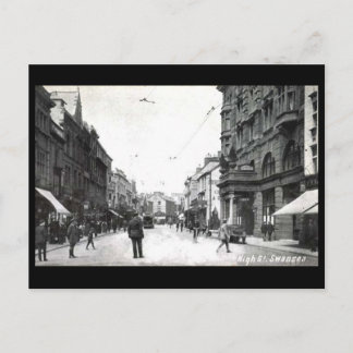 Old Postcard - High Street, Swansea