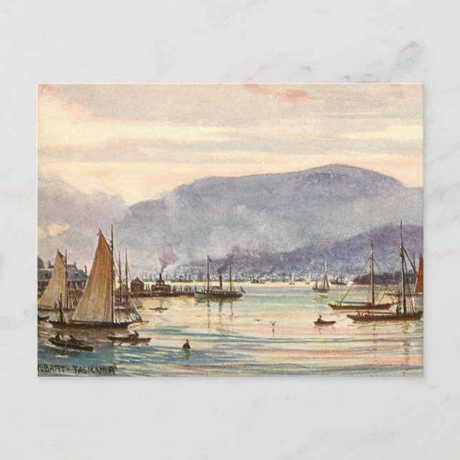 Old Postcard - Hobart, Tasmania (Front)
