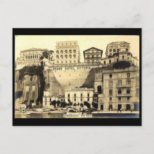 Old Postcard - Hotel Vittoria, Sorrento, Italy