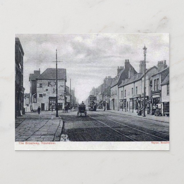 Old Postcard - Hounslow, London (Front)