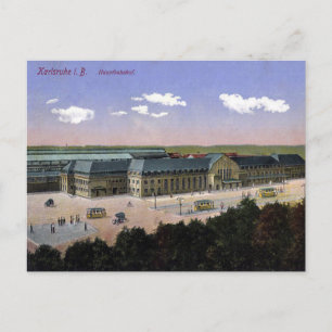 Old Postcard - Karlsruhe, Germany