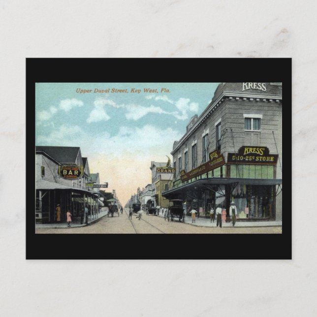 Old Postcard - Key West, Florida (Front)