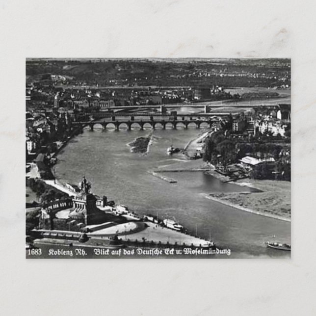 Old Postcard - Koblenz, Germany (Front)