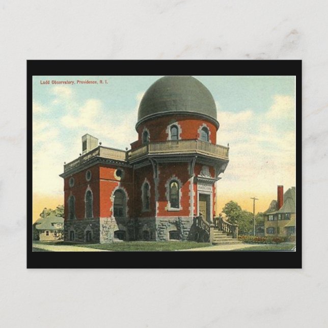 Old Postcard - Ladd Observatory, Providence, RI (Front)