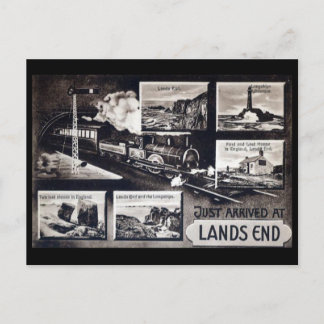 Old Postcard - Land's End, Cornwall