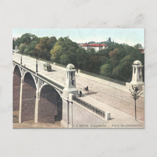 Old Postcard - Lausanne, Switzerland