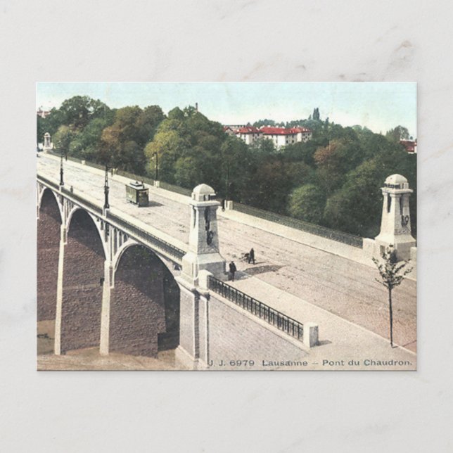 Old Postcard - Lausanne, Switzerland (Front)