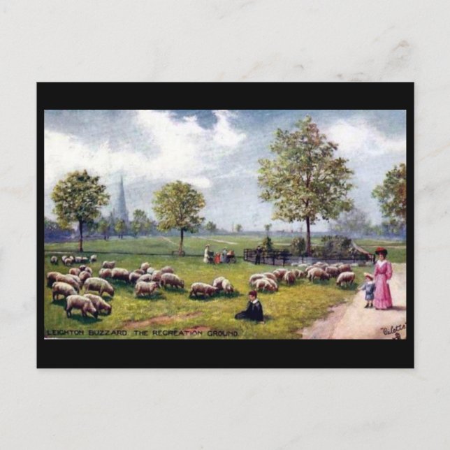 Old Postcard - Leighton Buzzard, Bedfordshire (Front)