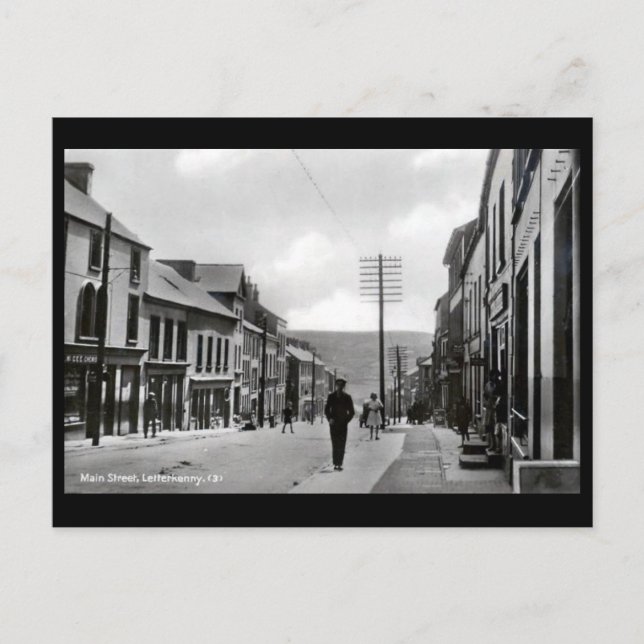 Old Postcard - Letterkenny, Co Donegal, Ireland (Front)