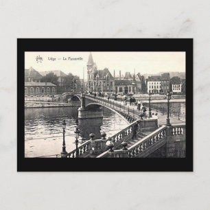 Old Postcard - Liege, La Passerelle