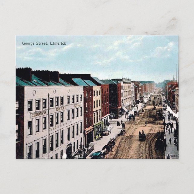 Old Postcard - Limerick, Ireland (Front)