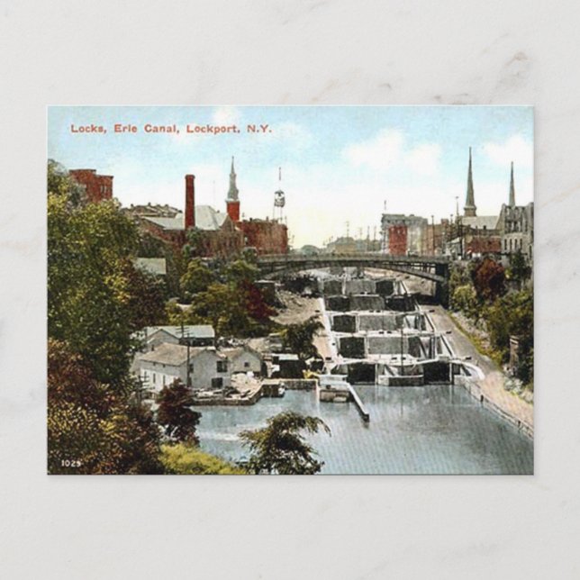 Old Postcard - Lockport, NY, USA (Front)