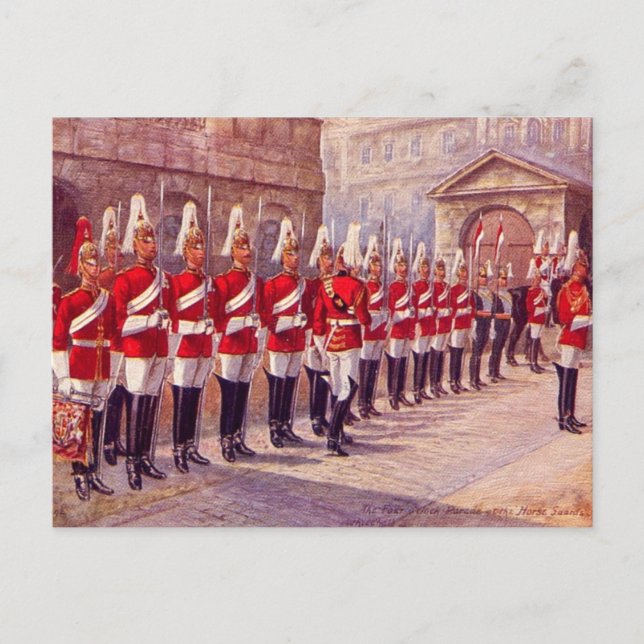 Old Postcard - London, Horse Guards (Front)