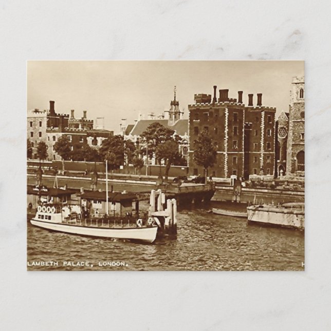Old Postcard - London, Lambeth Palace (Front)