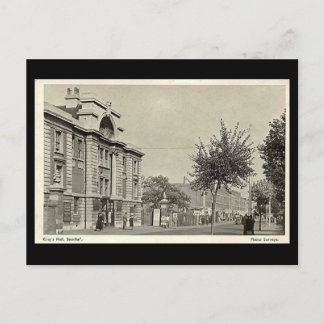 Old Postcard, London, Southall, King's Hall Postcard