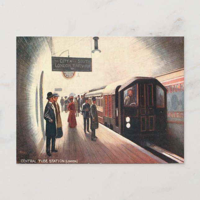 Old Postcard - London Underground (Front)