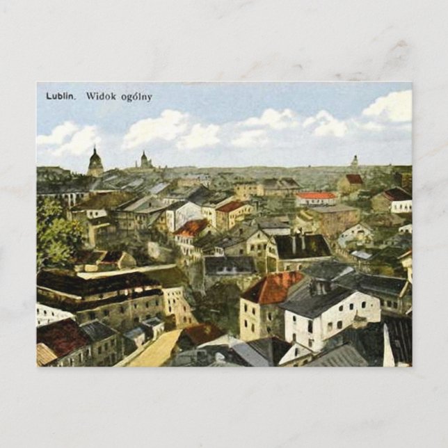 Old Postcard - Lublin, Poland (Front)