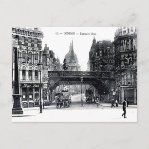 Old Postcard - Ludgate Hill, London