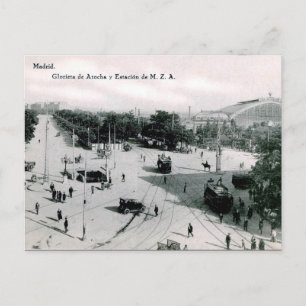 Old Postcard - Madrid, Spain