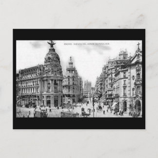 Old Postcard - Madrid, Spain