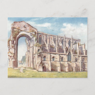 Old Postcard - Malmesbury Abbey, Wiltshire