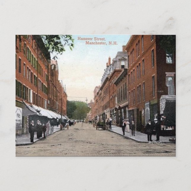 Old Postcard - Manchester, New Hampshire, USA (Front)