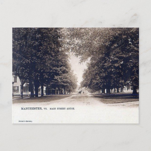Old Postcard - Manchester, Vermont, USA (Front)