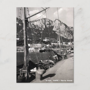 Old Postcard - Marina Grande, Capri, Italy